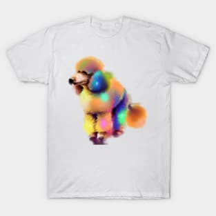 Cute Poodle Drawing T-Shirt